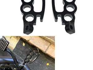 Taruimoo Motorcycle Footpegs Passenger Footpegs Compatible with Harley Davidson models