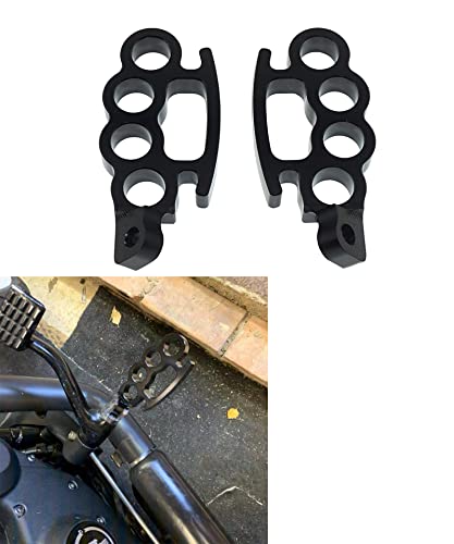 Taruimoo Motorcycle Footpegs Passenger Footpegs Compatible with Harley Davidson models Taruimoo Motorcycle Footpegs Passenger Footpegs Compatible with Harley Davidson models