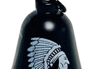 Kustom Cycle Parts Native Indian Headdress Motorcycle 'Evil Spirits' Biker Guard Bell (Gloss Black). Our custom bells are universal fit. Works on any model of motorcycle. USA Designed