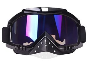 Motocross Goggles Motorcycle Goggles Grip For Helmet Dmeixs Anti UV Windproof Dustproof Anti Fog Glasses for ATV Off Road Racing with Cool Look Headwear Colorful Lens 2 in 1