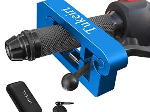 Tukeirt Motorcycle Lock - Adjustable Anti Theft for Motorcycles Mopeds Motorbikes Scooters ATVs Dirt Bike Street Bike Braking The Front Wheel Use on Grip Brake Handlebar(Blue)