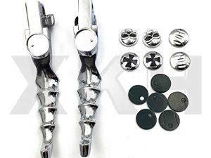 XKH- Motorcycle Parts Brake Clutch Hand Lever Compatible with Street Glides Road Kings Chrome [B00Y44IEJ2]