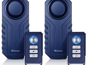 Wsdcam Bike Alarm with Remote 2 Pack