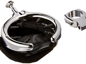 Kuryakyn 1475 Motorcycle Handlebar Accessory: Drink/Cup Holder with Mesh Basket