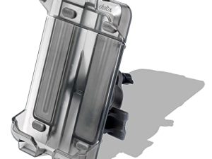 Bike Phone Mount by Delta Cycle - Black XL Bicycle Phone Holder Adjusts to Any Handlebar & Fits Any Phone or iPhone - Easily Accessible Bike Accessories for Adult Bikes