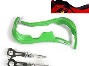 22mm 7/8”Hand Guards Handguards For KX65 KX85 KX125 KX250 KX500 KX250F KX450F KLX450R KLX150 KLX250 Motorcycle Motocross (Green)
