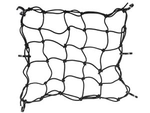 16" x 16" Heavy Duty Bungee Cargo Net Stretches to 30" x 30"-Latex Truck Bed Mesh