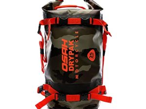 BORLENI Motorcycle Dry Bag Waterproof Motorcycle Luggage Bag Motorcycle Duffel Bag for Skiing Travel Hiking Camping Boating Riding Fishing (Camouflage