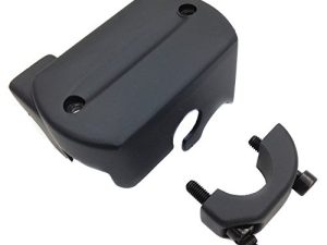 HTTMT MT262-001- Black Front Brake Fluid Master Cylinder Cover Compatible with V-Star 650/1100/950/1300 (1998-2013)