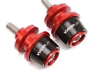 Motorcycle Accessories Aluminum Swing arm Spools Slider Stand Screw Fits For KAWASAKI Vulcan S 650 2015-2021 (Red)