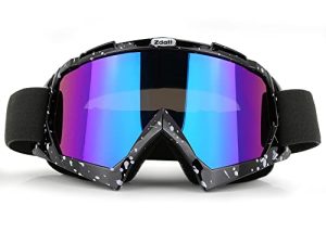 Motorcycle Goggles - Glasses Dirt Bike ATV Motocross Anti-UV Adjustable Riding Offroad Protective Combat Tactical Military Goggles for Men Women Youth Adult