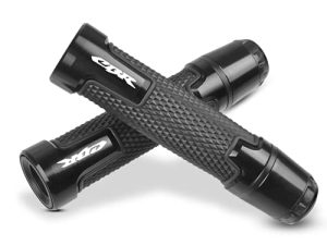 7/8'' 22mm Motorcycle CNC Aluminum Powersports Handlebar Grips with Grip Ends Fit For CBR500 CBR1000RR CBR1100XX CBR125 CBR250 CBR300R CBR400RR CBR450SR CBR600RR CBR600F CBR900RR CBR954RR Black