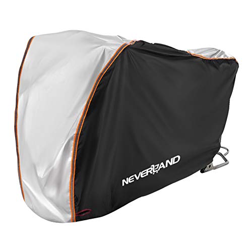 Neverland Motorcycle Covers Outdoor Storage Heavy Duty Waterproof Motorbike Cover with Reflective Strips Lock Hole Neverland Motorcycle Covers Outdoor Storage Heavy Duty Waterproof Motorbike Cover with Reflective Strips Lock Hole