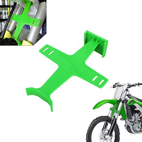 Universal Motorcycle Fork Guard Suspension Support Brace Transportation Tool Tie Down Seal Saver Protection Plastic For Dirt Bike Motocross Accessories Green Universal Motorcycle Fork Guard Suspension Support Brace Transportation Tool Tie Down Seal Saver Protection Plastic For Dirt Bike Motocross Accessories Green