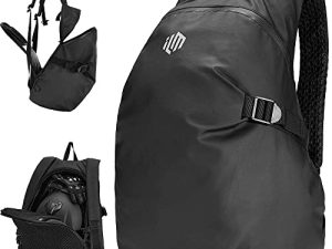 ILM Motorcycle Helmet Backpack Large Capacity Waterproof Lightweight Storage Bag with Reflective Stripe Model MB01