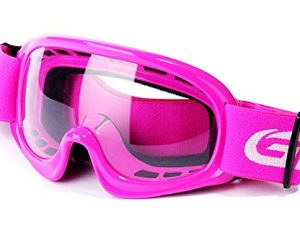GLX YH15 Anti-Fog Impact-Resistant Kids Youth ATV Off-Road Dirt Bike Motocross Goggles for Boys & Girls (Pink