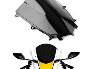 SPORT FAIRING Windshield Fit for Yamaha YZF R6 2017 2018 2019 R7 2021 2022 Motorcycle Windscreen Wind Deflector - Black