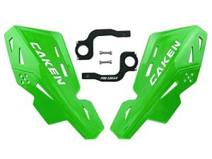 PRO CAKEN Universal 7/8" 22mm and 1 1/8" 28mm Handle Bar Hand Guards CNC Bracket for Dirt Bike Motocross ATV for SX SXF EXC XCW-Green