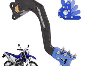 Motorcycle Folding Rear Brake Pedal Foot Lever CNC For XT250 2008-2021 XT250X 2006-2017 SEROW250 2005-2020 TRICKER 2004-2018 Dirt Bike Blue