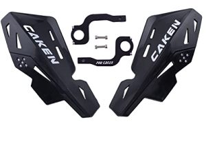 PRO CAKEN Universal 7/8" 22mm and 1 1/8" 28mm Handle Bar Hand Guards CNC Bracket for Dirt Bike Motocross ATV for SX SXF EXC XCW-Black