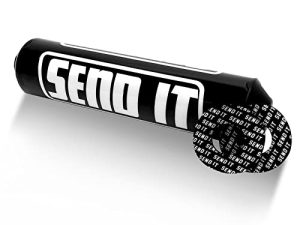 SEND IT Bar Pad with FREE DONUTS Handlebar DIrtbike ATV Crossbar (BLACK