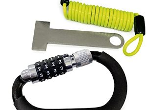 urban UR140 Motorcycle Helmet Lock & Cable & T Bar Extension