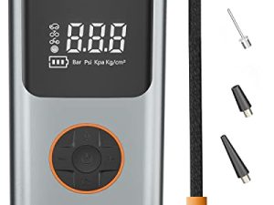 TGBOX Tire Inflator Portable Air Compressor，150 PSI Fast Inflation & Cordless with Rechargeable Battery and Type-c Port