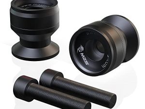 MZS 6MM Swingarm Spools | Sliders Stand CNC Universal M6 Black Compatible with YZF R1 R3 R6 R6S YZF600R FZ1 FZ6 FZ6R FZ8 FJ09 FZ09 FZ10 MT09 MT10 XSR900 FJR1300 ​XTZ1200 ​RSV4 821 899 959