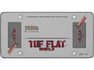 Cruiser Accessories 76200 Tuf Flat Shield License Plate Frame