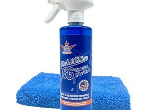 Shinykings Wash&Shine 66 Motorcycle Cleaner | Made in USA | WATERLESS Motorcycle Wash with Ultra Shine Effect | Powerful Detailing Spray for All Surfaces | Motorcycle Cleaning Kit | 16 fl.oz