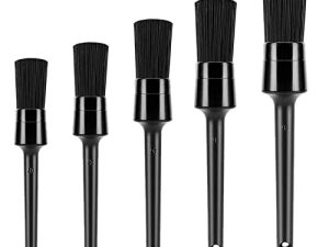 5Pcs Auto Car Detailing Brush Set Car Interior Cleaning Kit Includes 5 Soft Premium Detail Brush