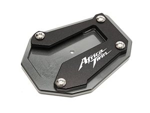 MOWOK Motorcycle Kickstand Pad Fits For Honda Africa Twin CRF1100L CRF1000L 2020 2021 2022 Accessories Support Foot Side Stand Plate (Titanium)