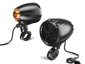 LEXIN LX-Q3 Motorcycle Speakers Bluetooth Waterproof with Stereo/Bass Sound