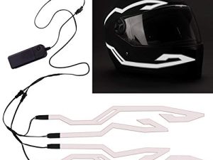 JIGUOOR 4PCS Motorcycle Helmet Light