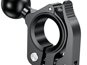BRCOVAN Aluminum Alloy 1'' Ball Handlebar Mount for Rails 0.5 to 1.26'' in Diameter