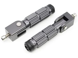 8mm Install Bolts CNC Universal Motorcycle Electric Bike Folding Passenger Foot Pegs Footrests Rearsets Rear Set Footpegs Rest Pedals