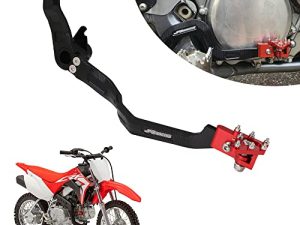 Motorcycle Folding Rear Brake Foot Pedal Lever CNC for CRF110 F 2013-2022 Red OEM 46500-KYK-305