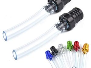 2 x One Way Fuel Tank Cap Vent Breather Replacement for ATV Motorcycle Dirt Bike BLACK