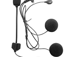 FreedConn Accessory for Old VersionTCOM-SC T-COMVB Motorcycle Bluetooth Headset (8-Pin Changeable Boom Mic and Soft Mic Speakers)