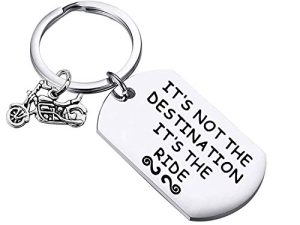 MAOFAED Biker Gift Motocycle Keychain Motorcycle Birthday Gift Stocking Stuffer Biker Chick Gift