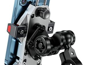 BRCOVAN Aluminum Alloy Motorcycle Phone Mount with Vibration Dampener & High-Speed Secure Lock