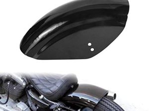 YHMTIVTU Flat Rear Fender 7" Short Mudguard Motorcycle Splash Guard Fit for Harley Sportster 1986-2019 Gloss Black