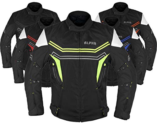 Motorcycle Jacket For Men Enduro Dualsport Riding High Visibility Dirtbike Ce Armor Waterproof All Season (GREEN Motorcycle Jacket For Men Enduro Dualsport Riding High Visibility Dirtbike Ce Armor Waterproof All Season (GREEN