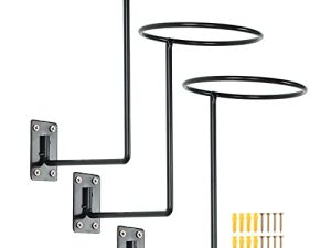 ATPEAM Motorcycle Helmet Holder | Pack of 3 Helmet Holder Wall Mount Helmet Hanger Helmet Rack for Jacket
