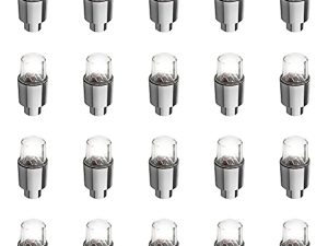 JHMUERN 20Pcs Car Tire Valve Light