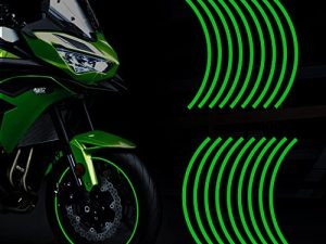 TOMALL 16''-17" Reflective Wheel Rim Stripe Decal for Motorcycle Wheels Car Cycling Bike Bicycle Night Reflective Safety Decoration Stripe Universal Rim Reflective Stickers (Green)