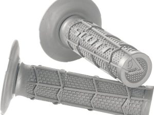 Scott Sports 233925-0011 Gray Radial Full Waffle Motorcycle Grips