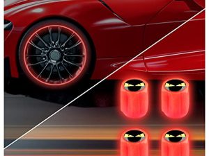 4PCS Little Evil Eye Tire Valve Stem Caps