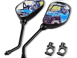 【2021 Upgraded】Motorcycle Convex Rear View Mirror