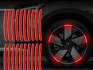 20PCS Reflective Car Wheel Decorative Stripe Stickers